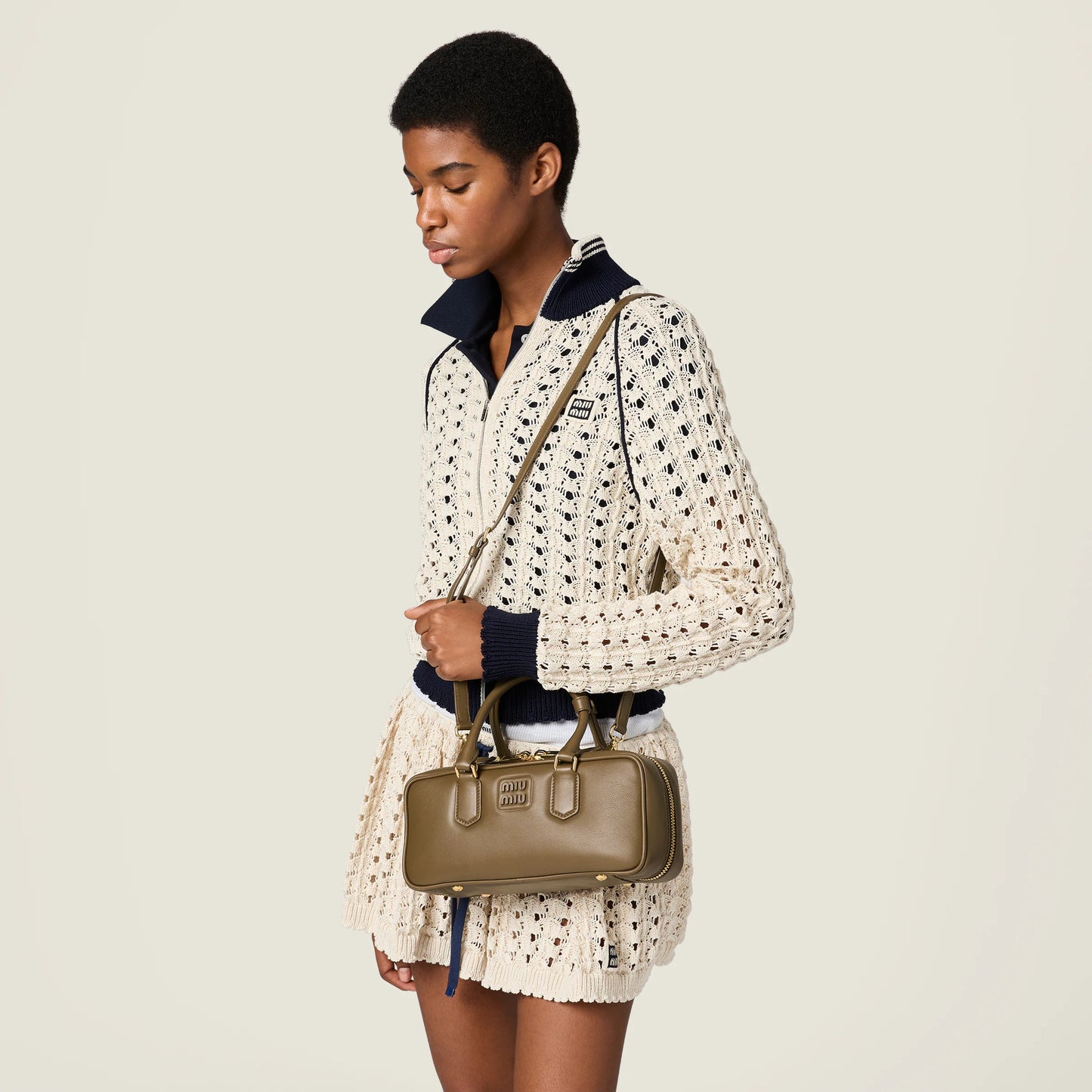 Arcadie leather bag