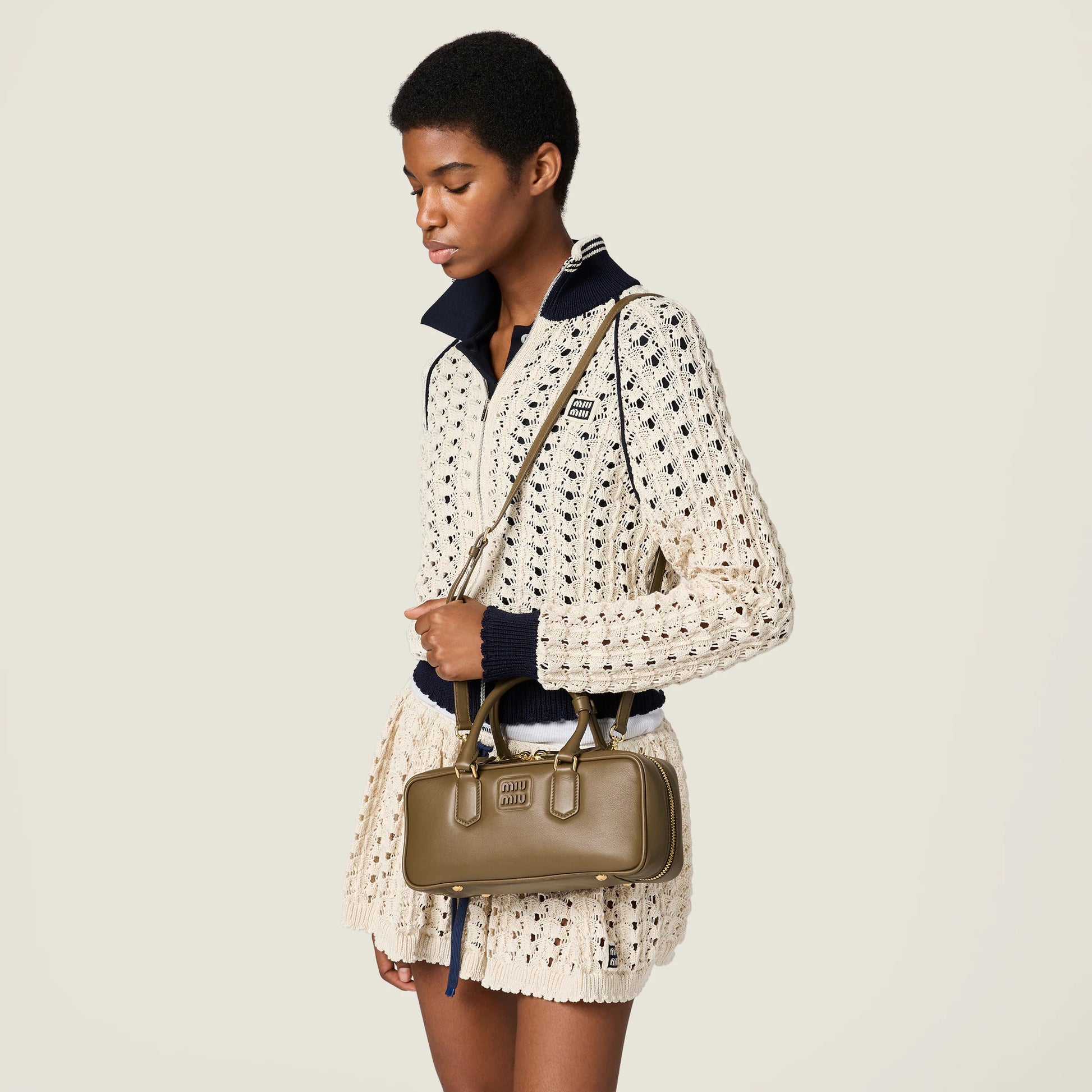Arcadie leather bag