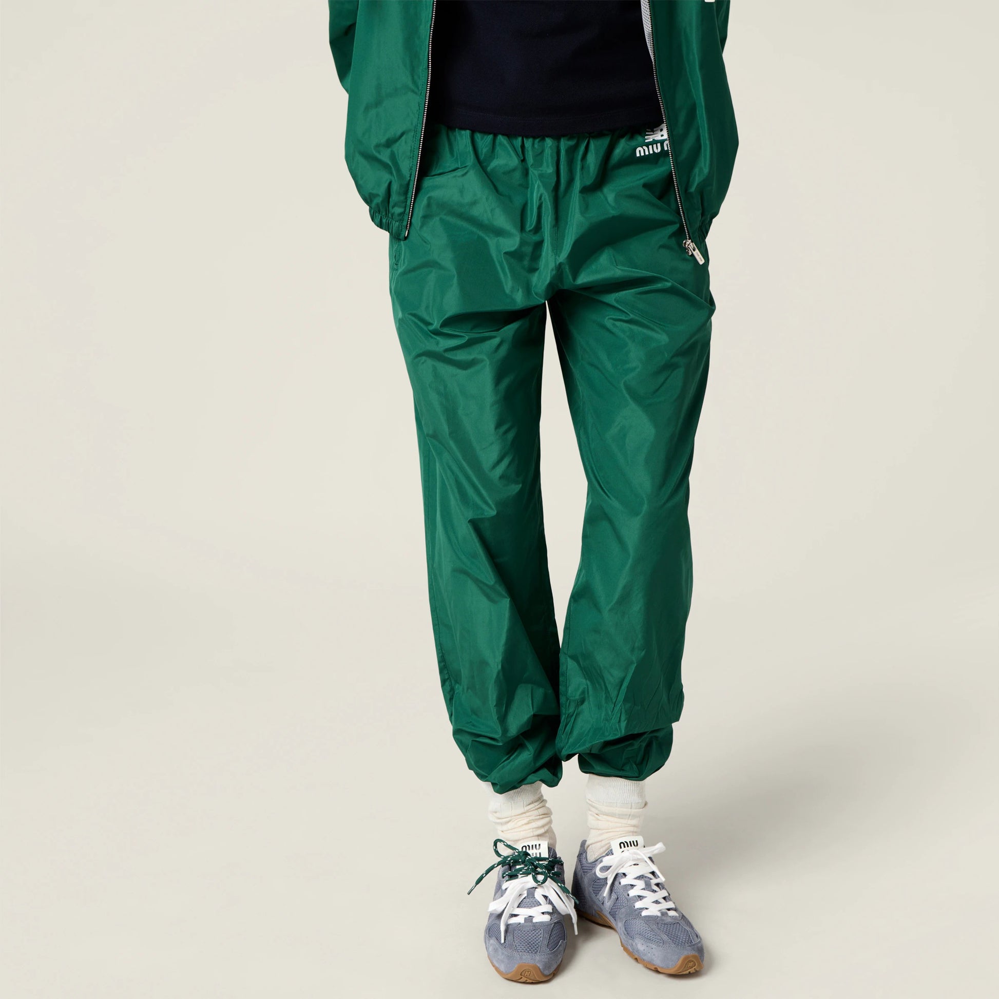 New Balance X Miu Miu 530 SL suede and mesh sneakers