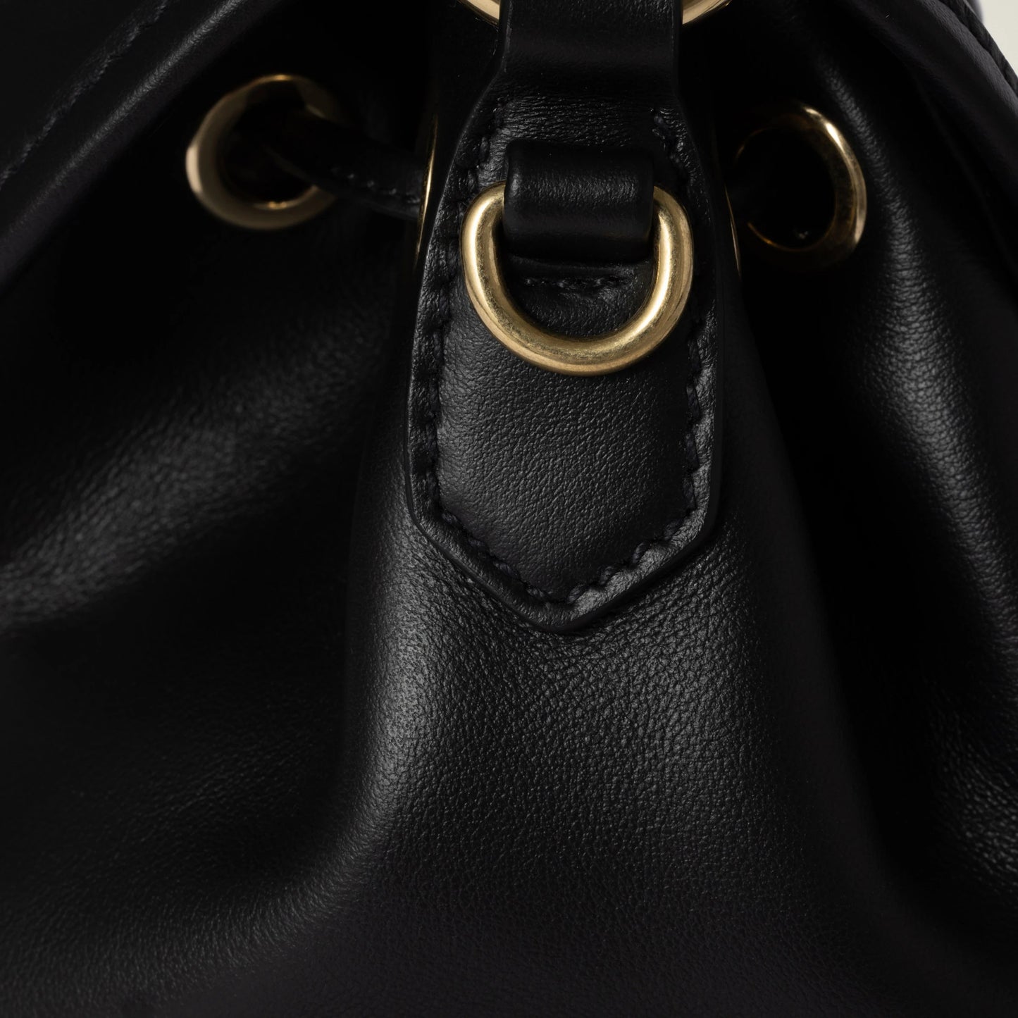 Leather backpack