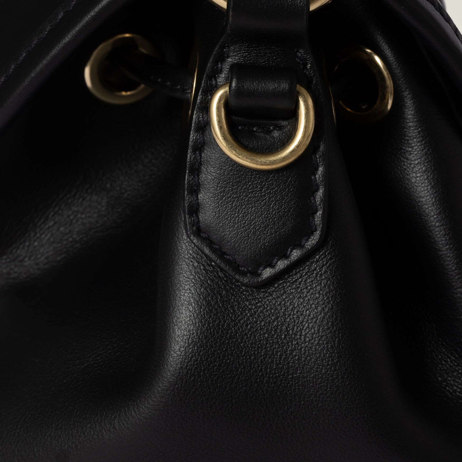 Leather backpack