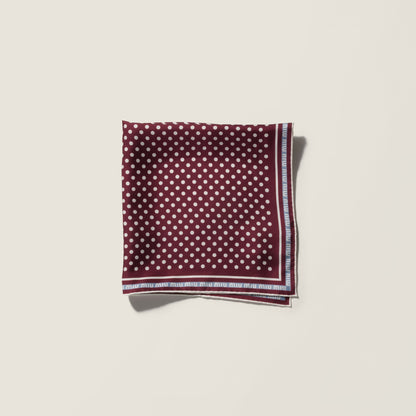 Printed twill scarf