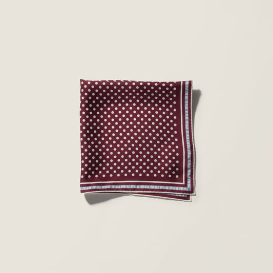 Printed twill scarf