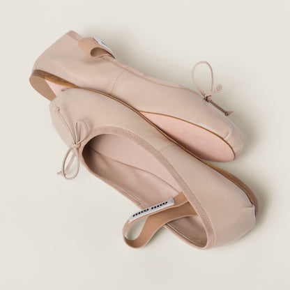 Leather ballerinas