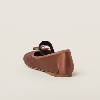 Satin ballerinas