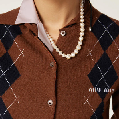 Cashmere knit cardigan