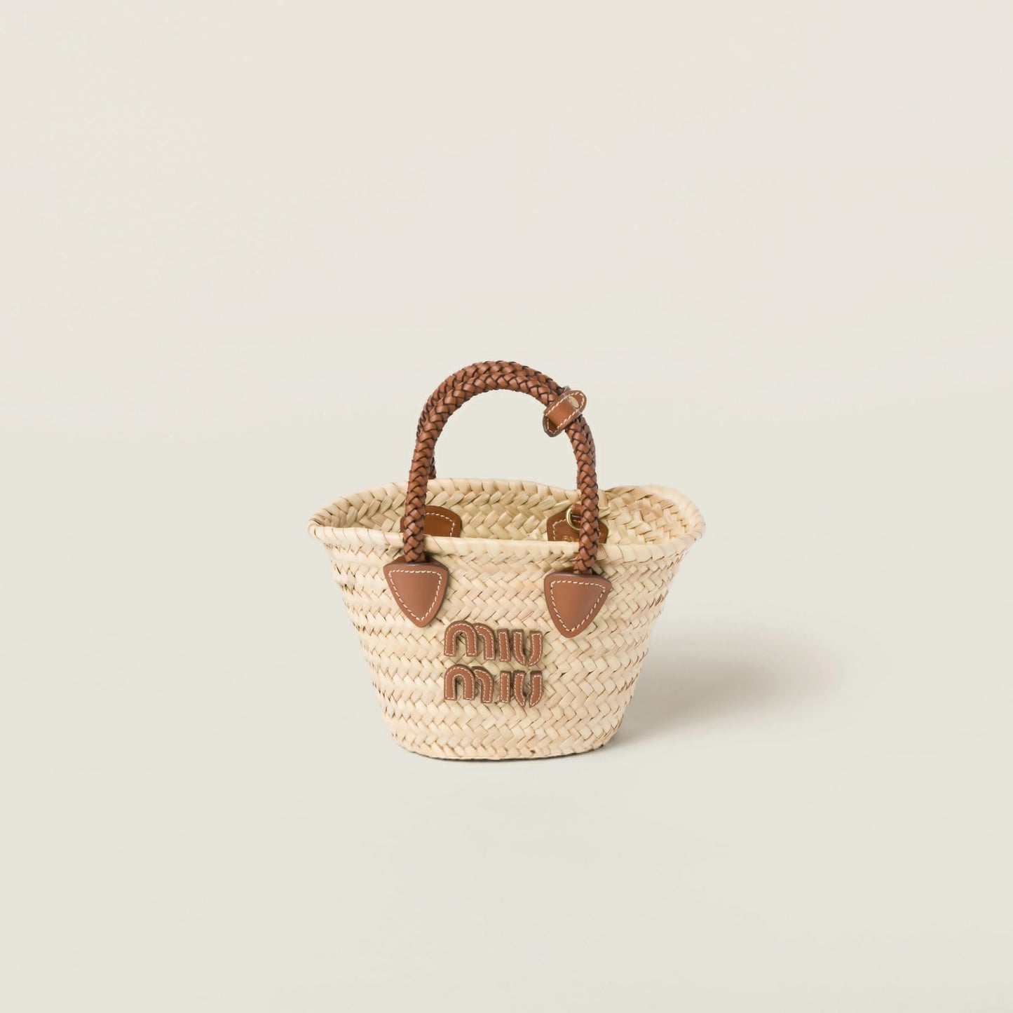 Woven fabric handbag