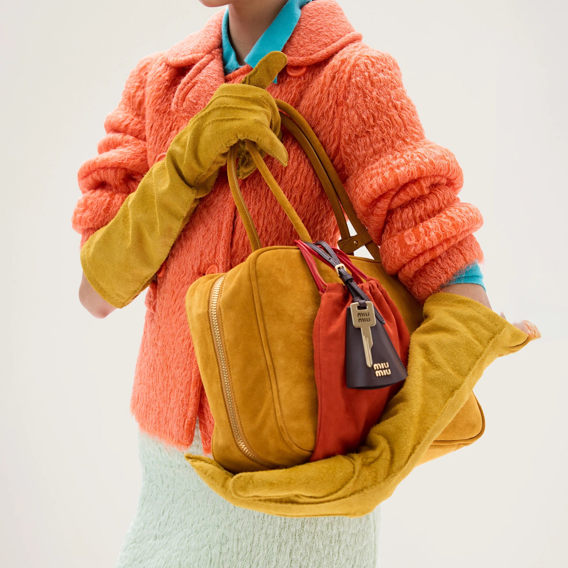 Suede Beau bag