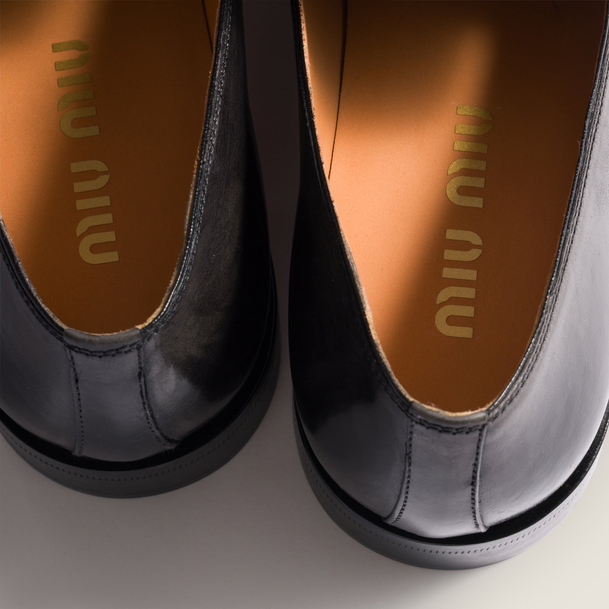 Leather loafers
