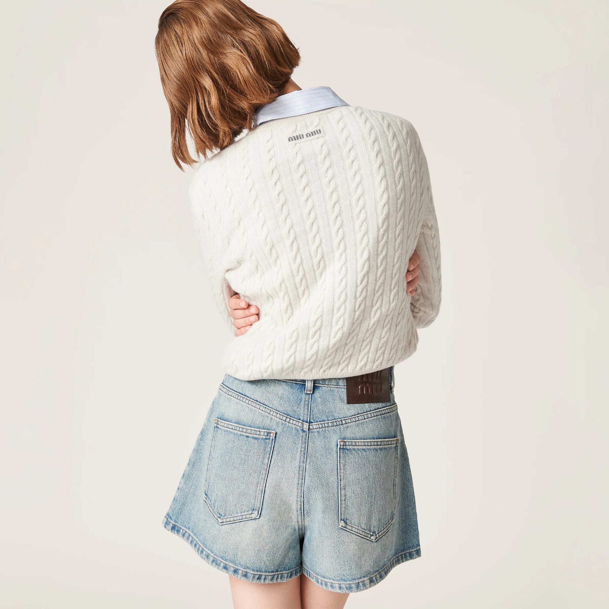 Denim shorts