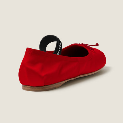 Satin ballerinas