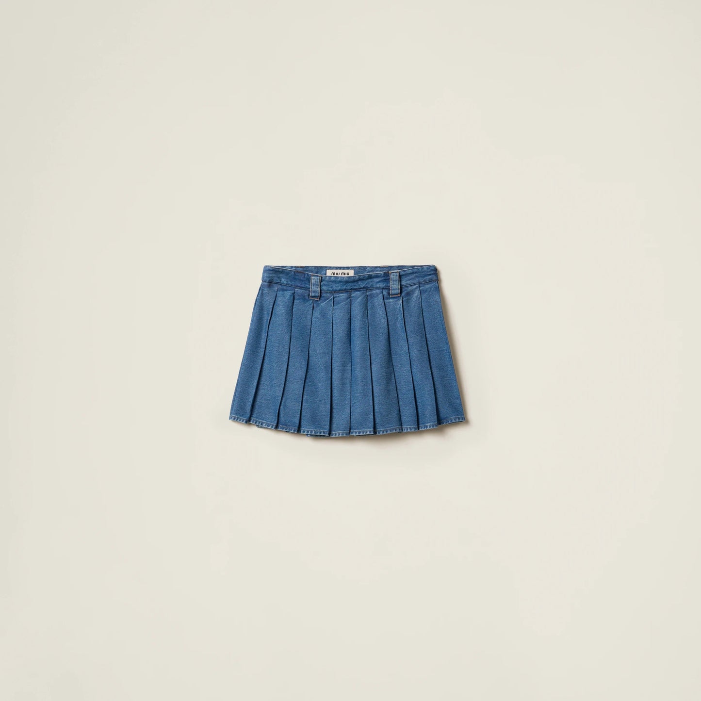 Denim miniskirt