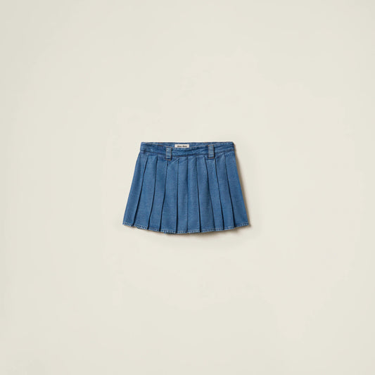 Denim miniskirt