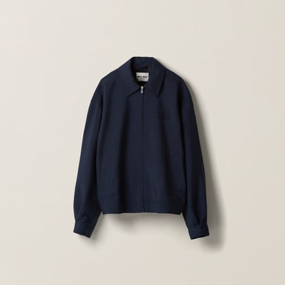 Mohair blouson jacket