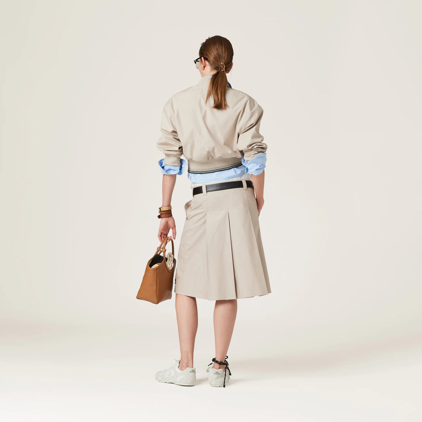Panama cotton blouson jacket