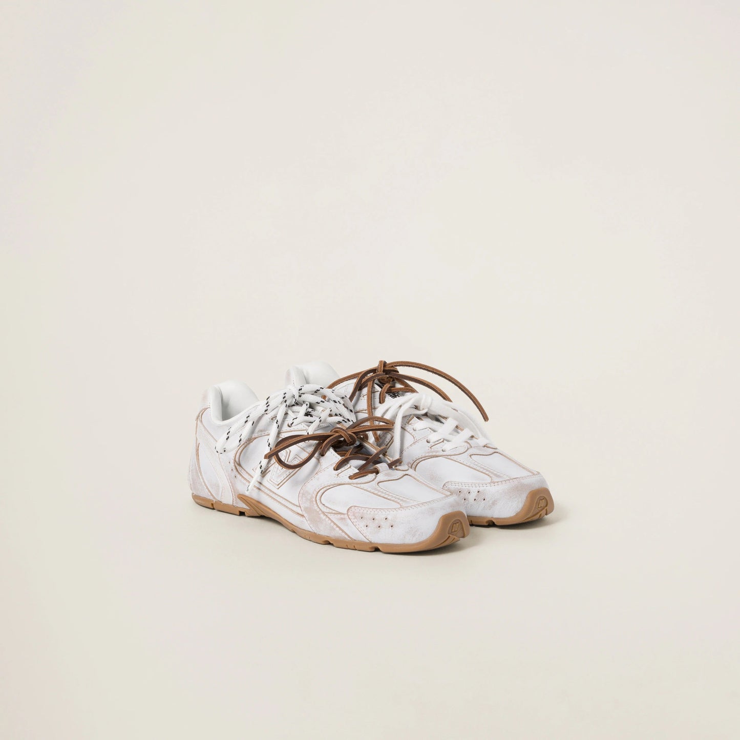 New Balance X Miu Miu 530 SL leather sneakers