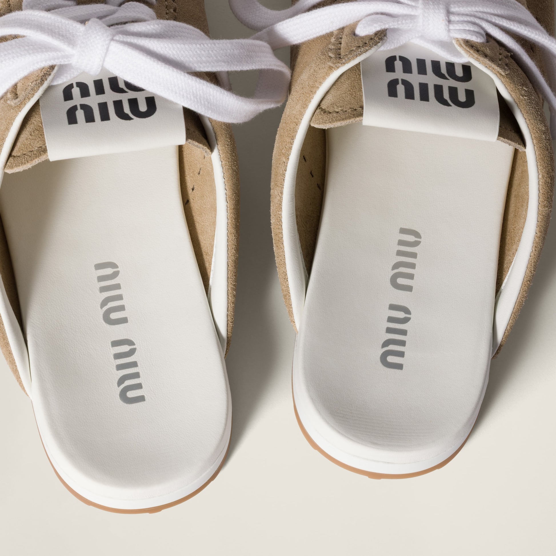Plume suede mules
