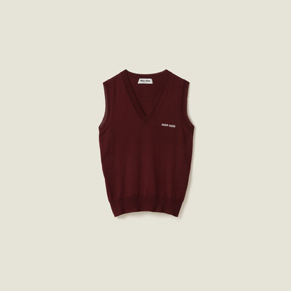 Wool sweater vest
