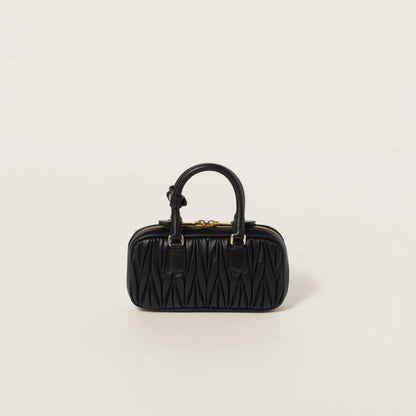 Arcadie matelassé nappa leather mini-bag