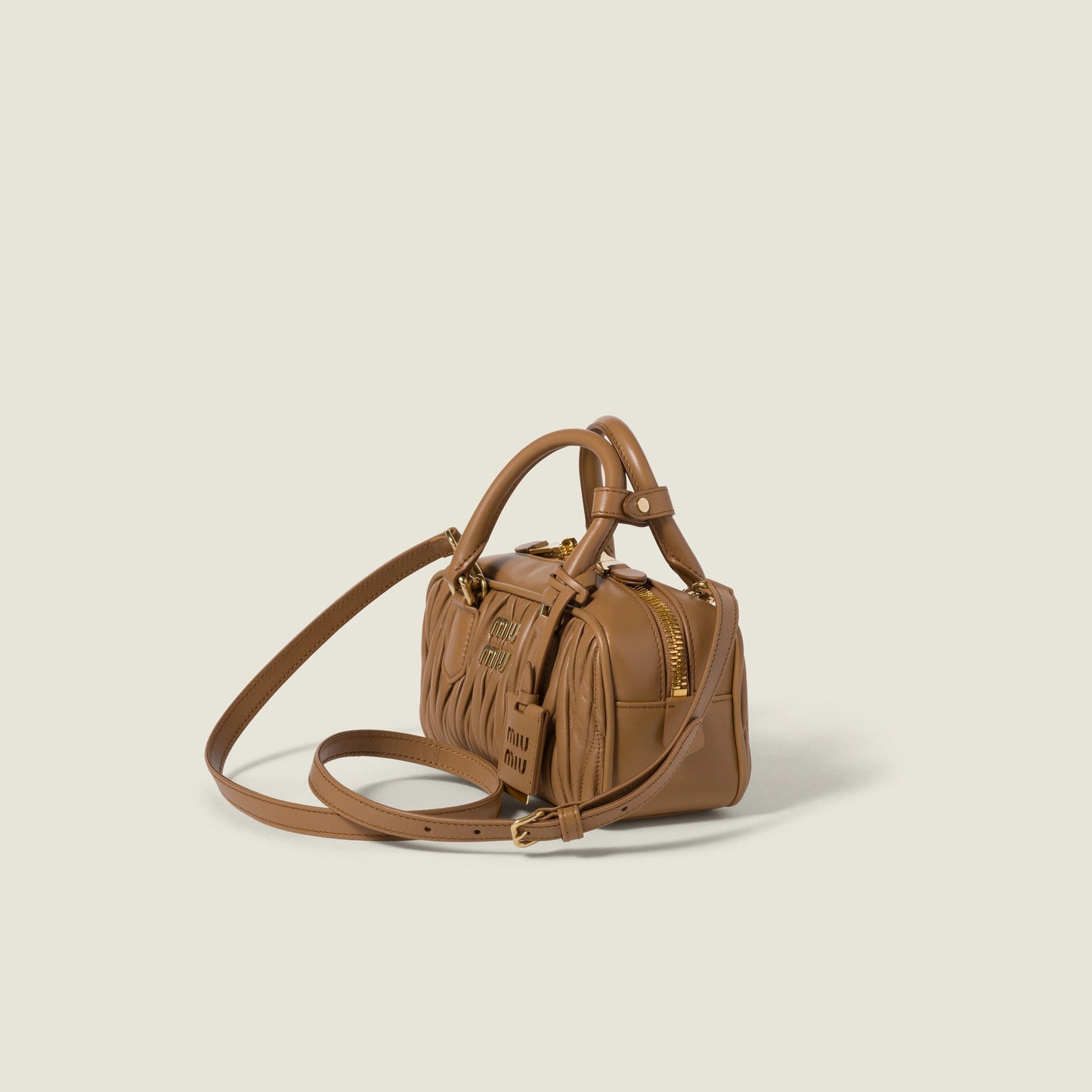 Arcadie matelassé nappa leather bag