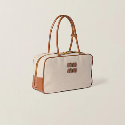 Beau canvas and leather bag