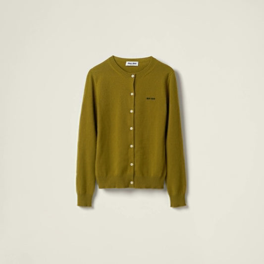 Cashmere knit cardigan