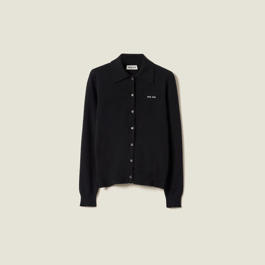 Cashmere knit cardigan