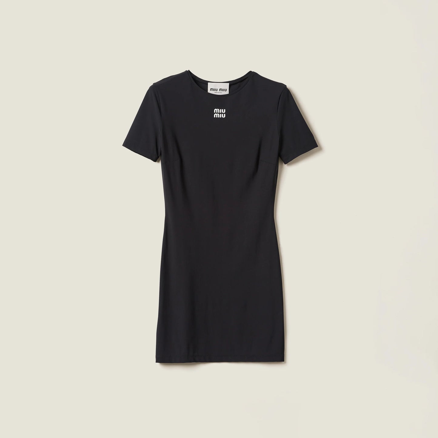 Stretch jersey minidress