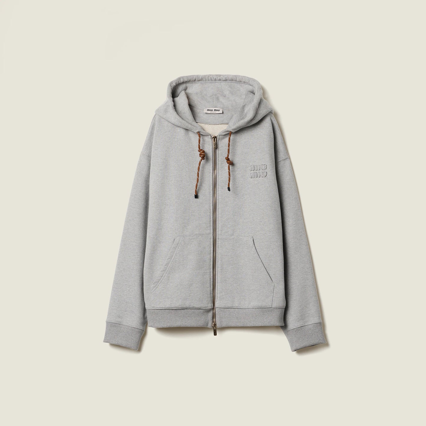 Cotton fleece sweatshirt