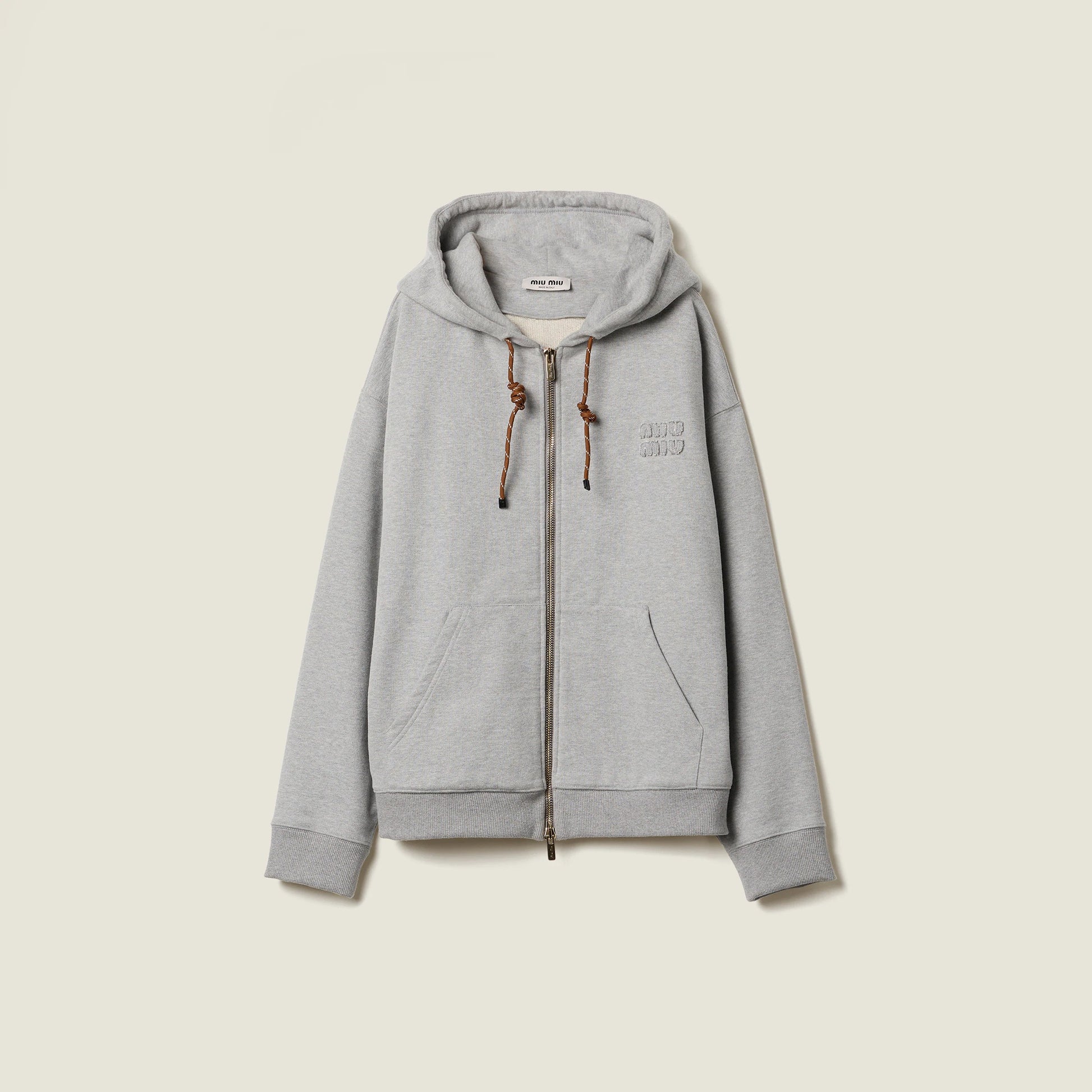 Cotton fleece sweatshirt
