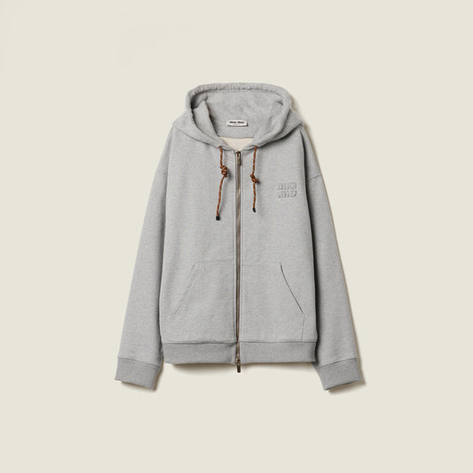 Cotton fleece sweatshirt