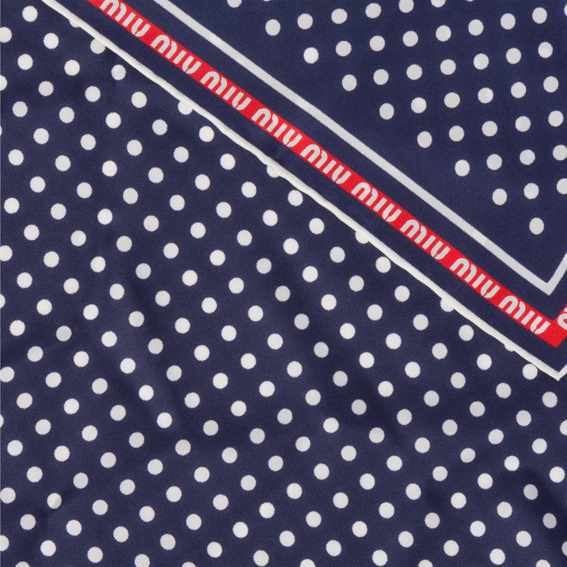 Printed twill scarf