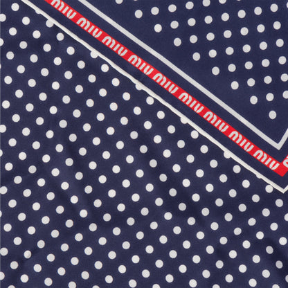 Printed twill scarf