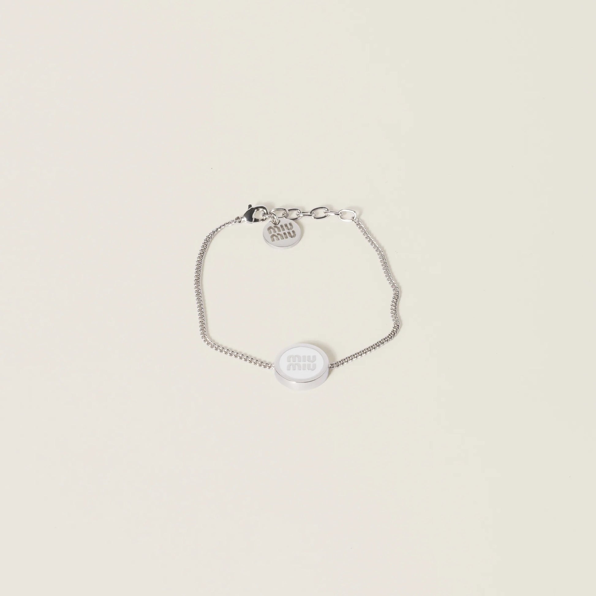 Enameled metal bracelet