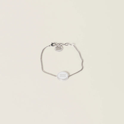 Enameled metal bracelet