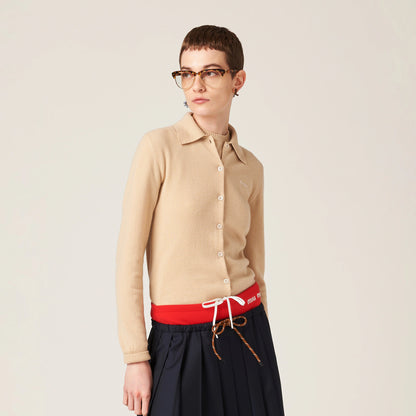 Cashmere knit cardigan