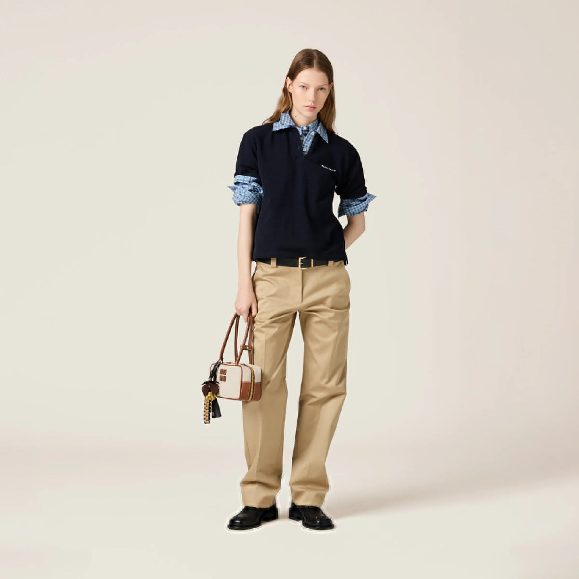 Beau canvas and leather bag