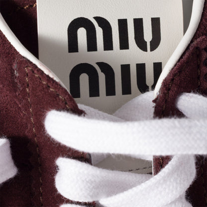 Plume suede sneakers