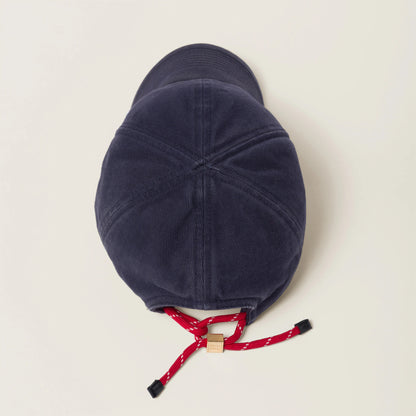 Denim baseball cap
