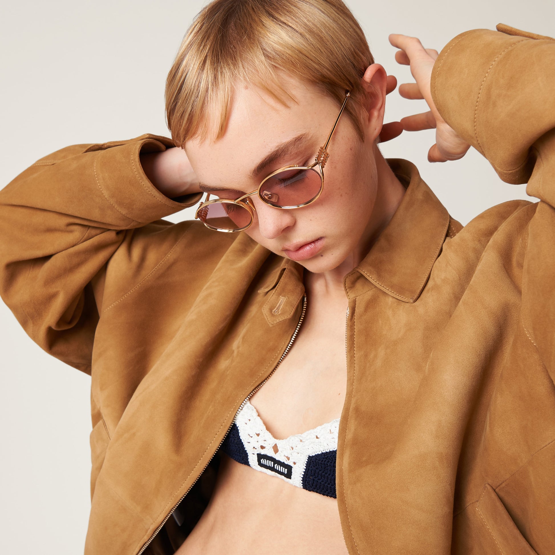 Miu Miu Logo sunglasses