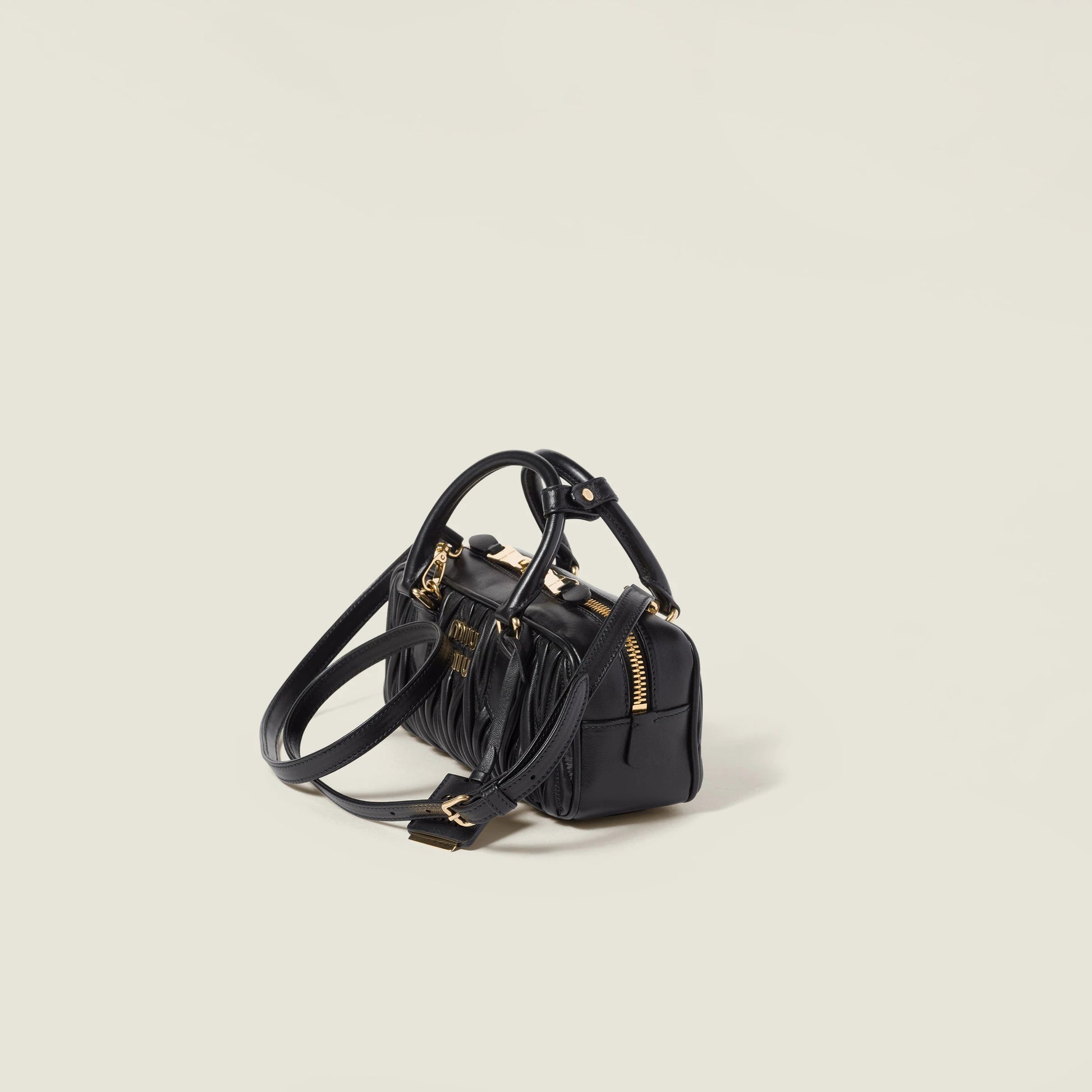 Arcadie matelassé nappa leather bag
