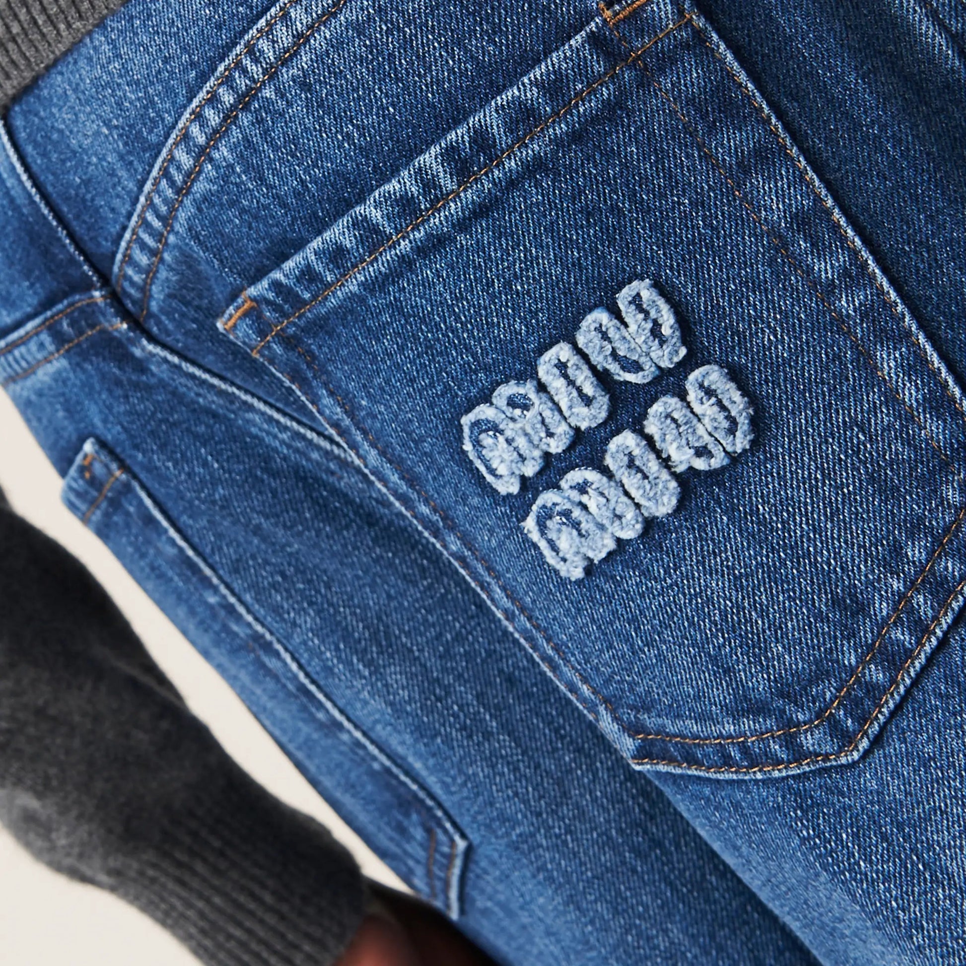Five-pocket denim jeans