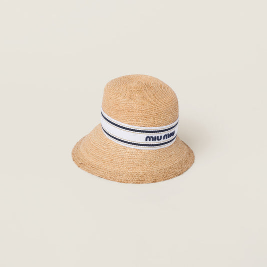 Woven fabric hat