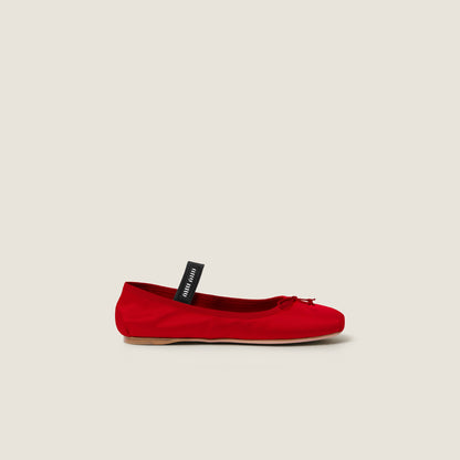 Satin ballerinas