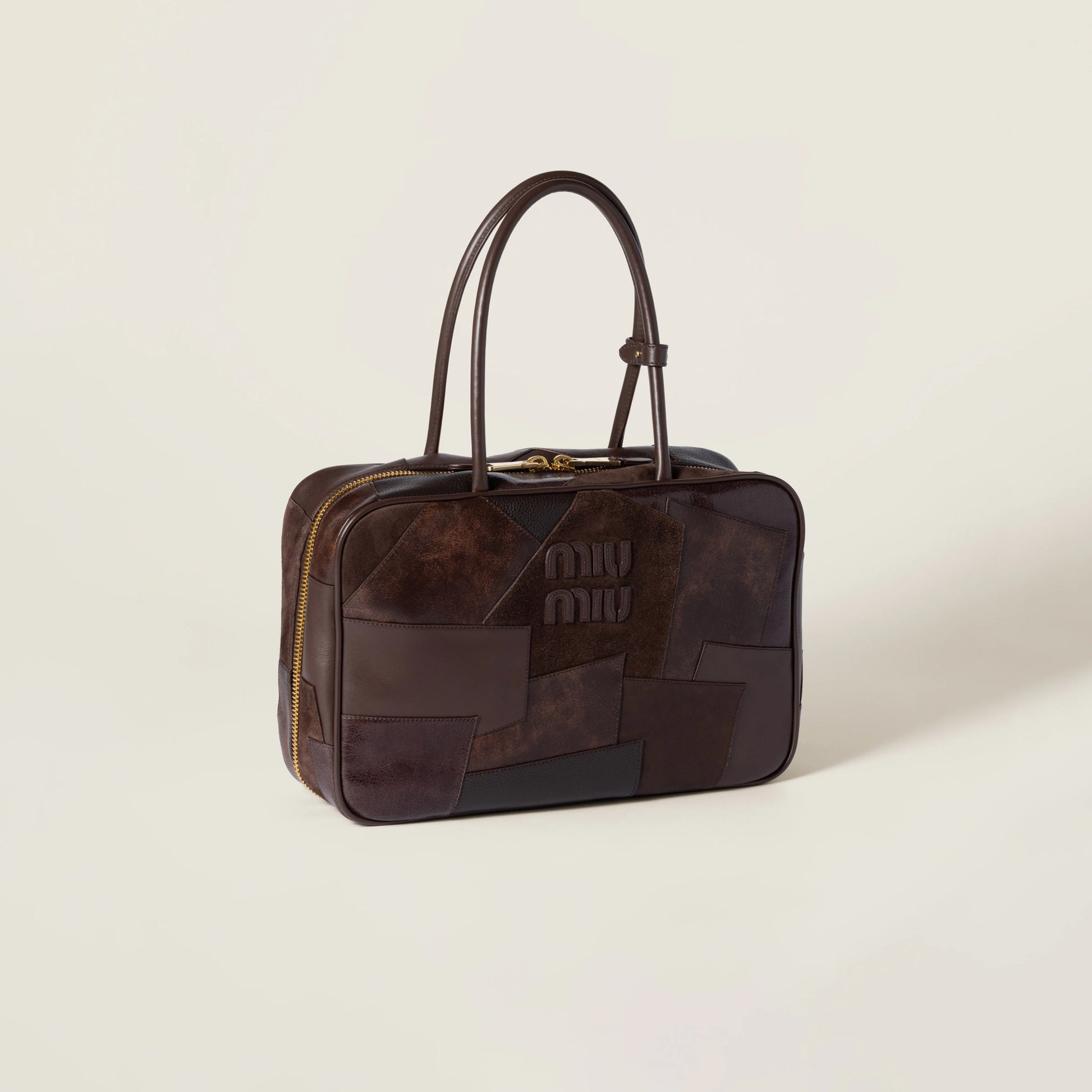 Leather patchwork Beau bag