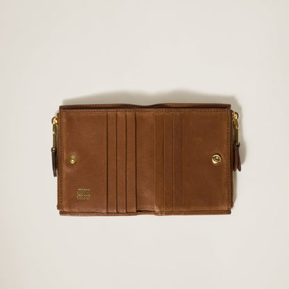 Small nappa leather wallet
