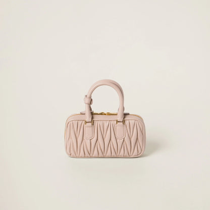 Arcadie matelassé nappa leather mini-bag