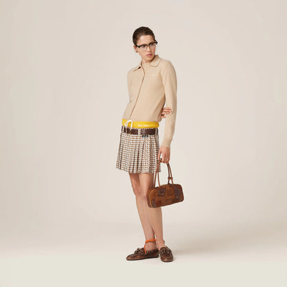 Beau leather patchwork bag