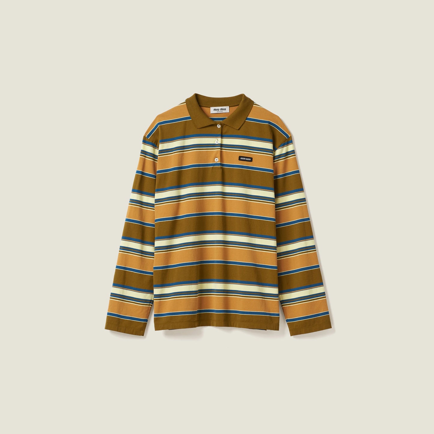 Cotton jersey polo shirt