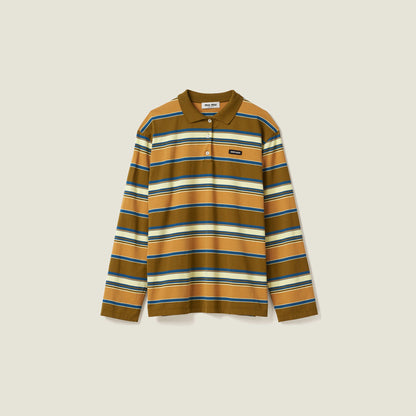 Cotton jersey polo shirt